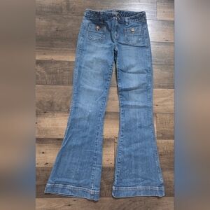 Old Navy Medium Blue Flare Jeans